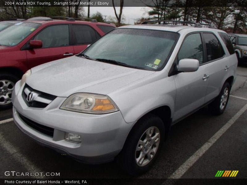Starlight Silver Metallic / Ebony 2004 Acura MDX Touring