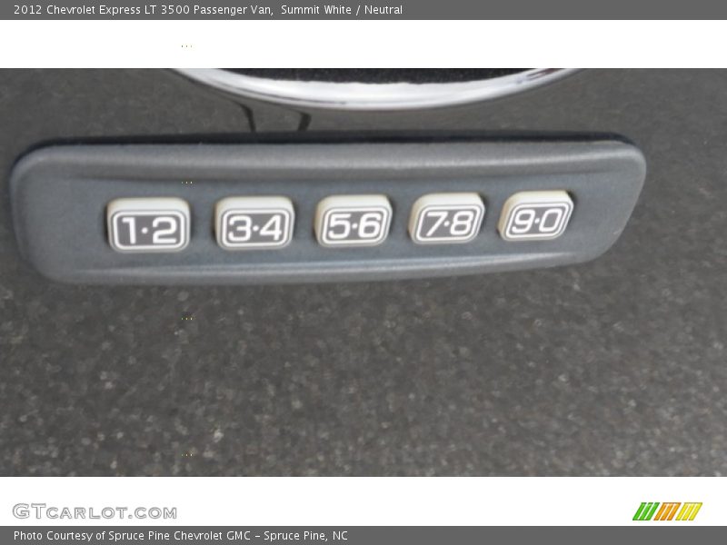 Summit White / Neutral 2012 Chevrolet Express LT 3500 Passenger Van