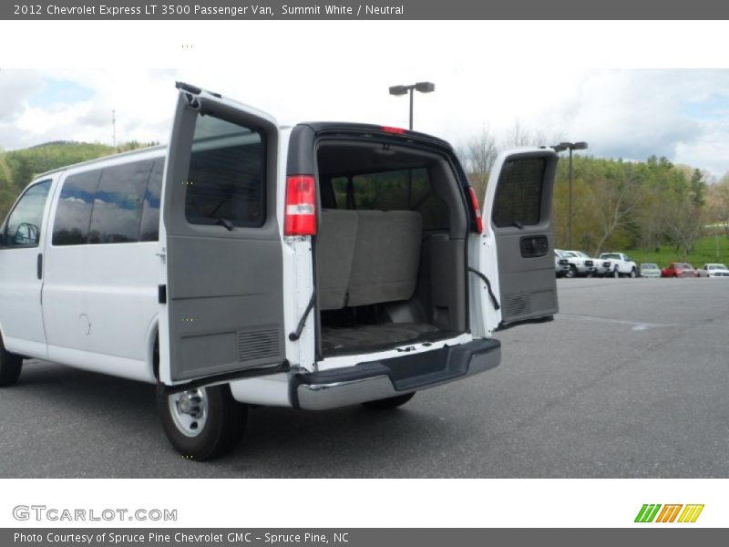 Summit White / Neutral 2012 Chevrolet Express LT 3500 Passenger Van
