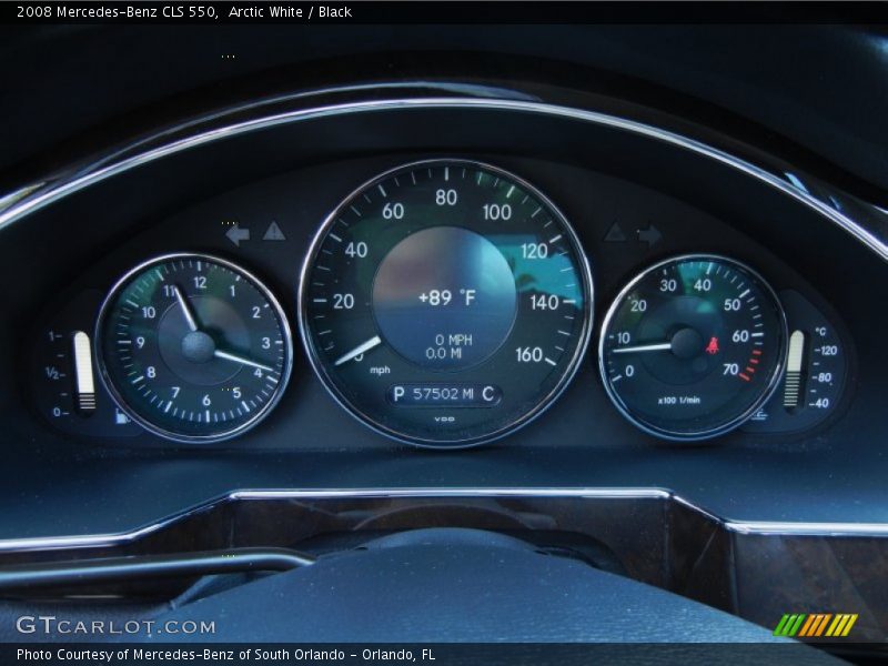  2008 CLS 550 550 Gauges