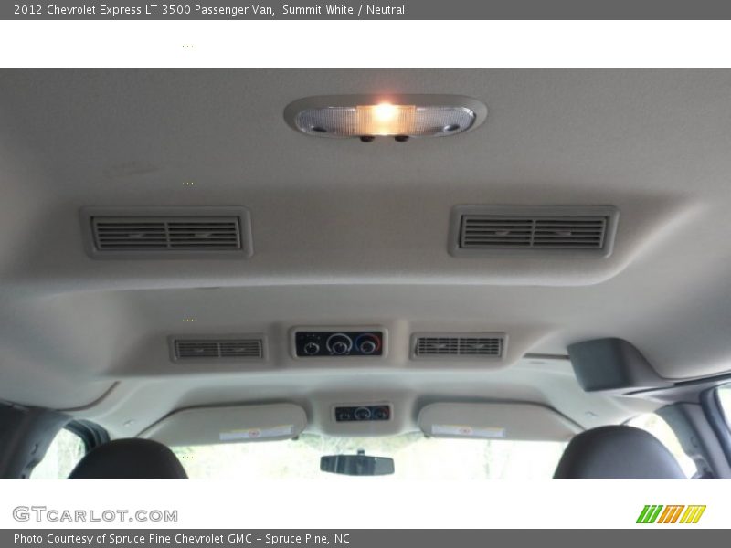 Summit White / Neutral 2012 Chevrolet Express LT 3500 Passenger Van