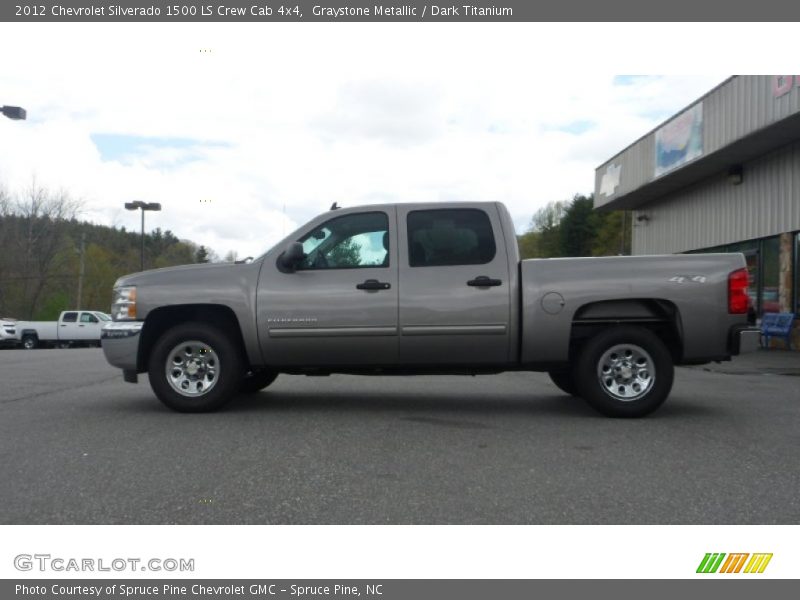 Graystone Metallic / Dark Titanium 2012 Chevrolet Silverado 1500 LS Crew Cab 4x4