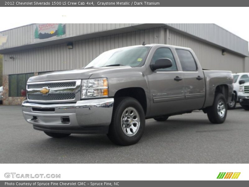 Graystone Metallic / Dark Titanium 2012 Chevrolet Silverado 1500 LS Crew Cab 4x4