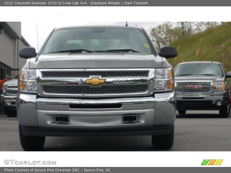 Graystone Metallic / Dark Titanium 2012 Chevrolet Silverado 1500 LS Crew Cab 4x4