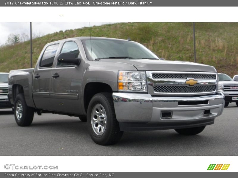 Graystone Metallic / Dark Titanium 2012 Chevrolet Silverado 1500 LS Crew Cab 4x4