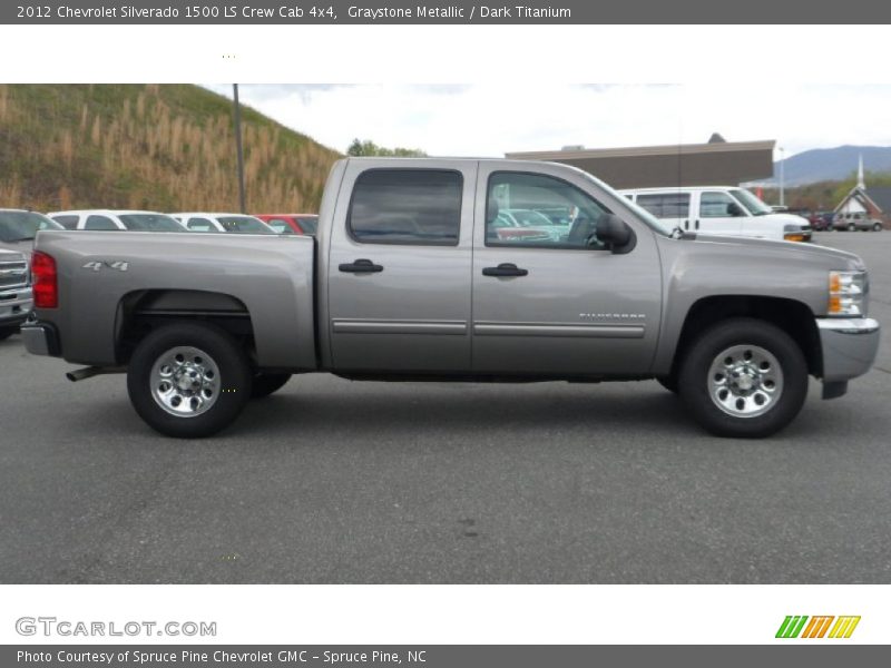 Graystone Metallic / Dark Titanium 2012 Chevrolet Silverado 1500 LS Crew Cab 4x4