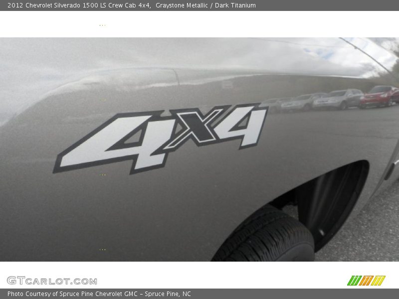 Graystone Metallic / Dark Titanium 2012 Chevrolet Silverado 1500 LS Crew Cab 4x4