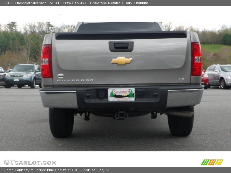 Graystone Metallic / Dark Titanium 2012 Chevrolet Silverado 1500 LS Crew Cab 4x4