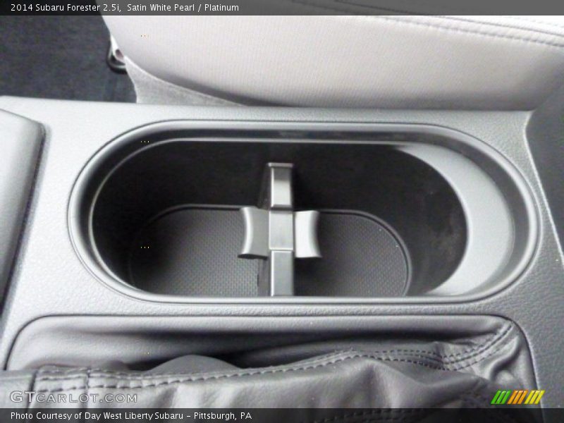 Satin White Pearl / Platinum 2014 Subaru Forester 2.5i