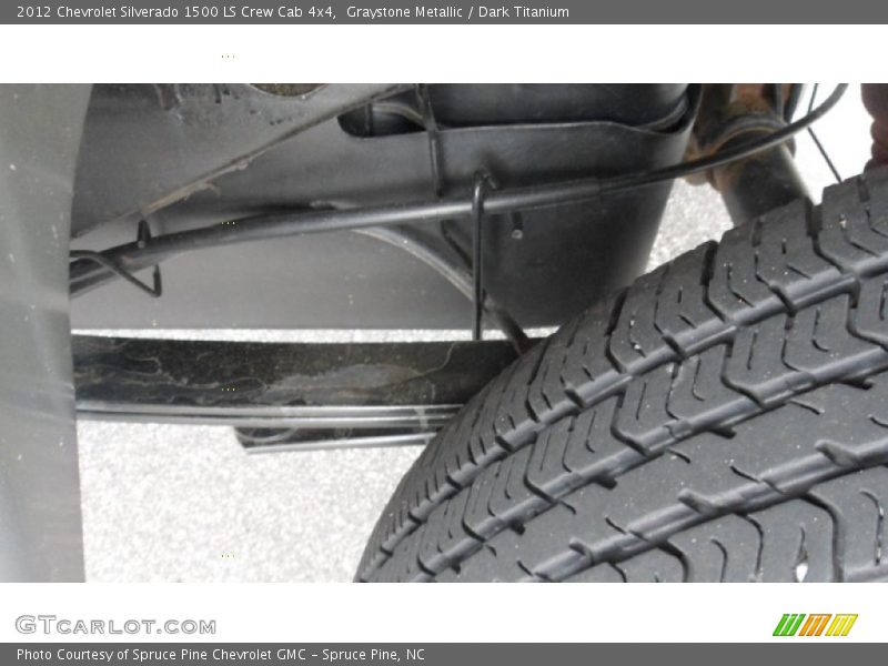 Graystone Metallic / Dark Titanium 2012 Chevrolet Silverado 1500 LS Crew Cab 4x4