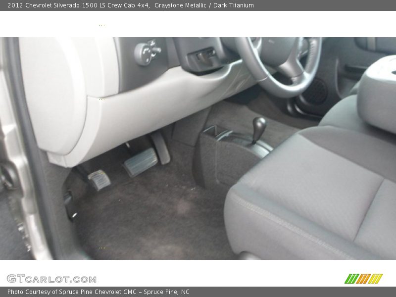 Graystone Metallic / Dark Titanium 2012 Chevrolet Silverado 1500 LS Crew Cab 4x4