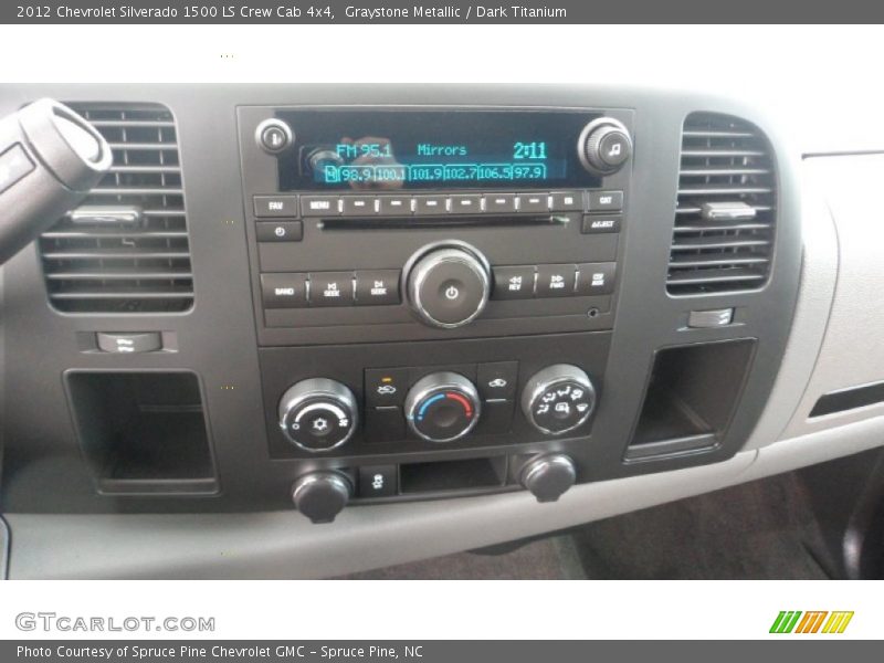 Graystone Metallic / Dark Titanium 2012 Chevrolet Silverado 1500 LS Crew Cab 4x4