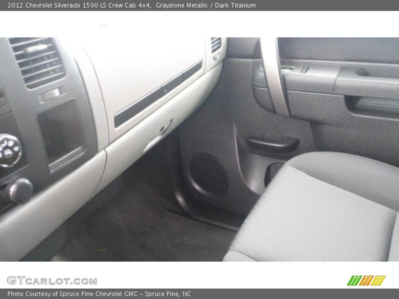 Graystone Metallic / Dark Titanium 2012 Chevrolet Silverado 1500 LS Crew Cab 4x4