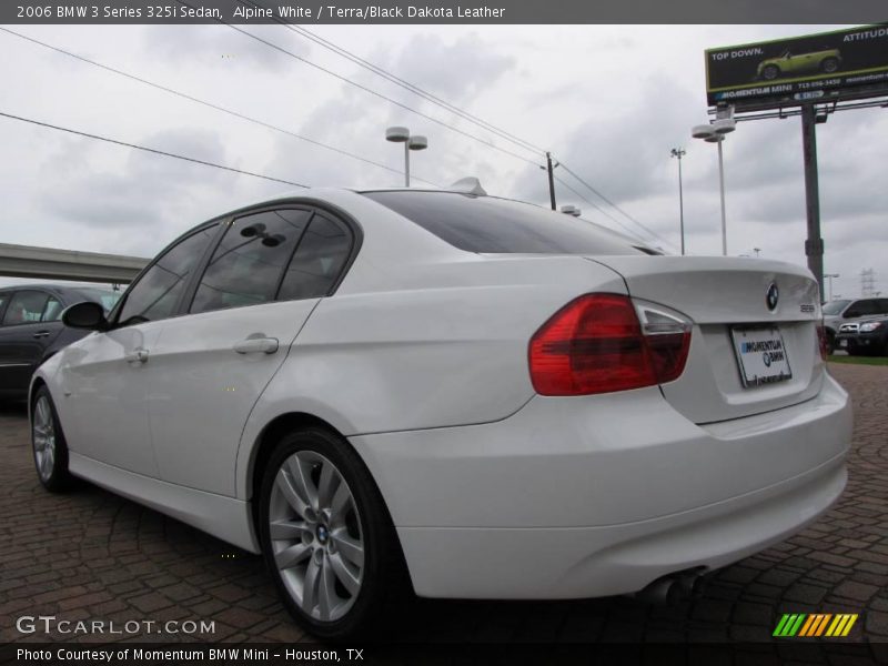 Alpine White / Terra/Black Dakota Leather 2006 BMW 3 Series 325i Sedan