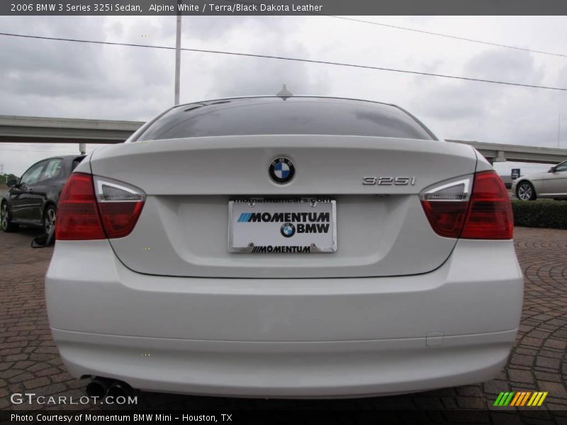 Alpine White / Terra/Black Dakota Leather 2006 BMW 3 Series 325i Sedan