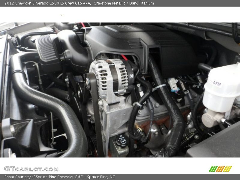 Graystone Metallic / Dark Titanium 2012 Chevrolet Silverado 1500 LS Crew Cab 4x4