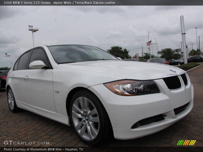 Alpine White / Terra/Black Dakota Leather 2006 BMW 3 Series 325i Sedan