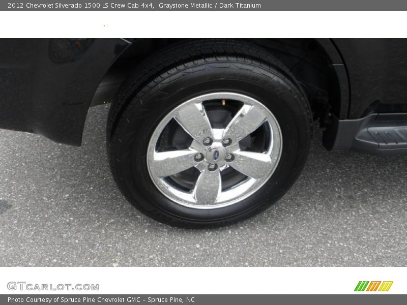 Graystone Metallic / Dark Titanium 2012 Chevrolet Silverado 1500 LS Crew Cab 4x4
