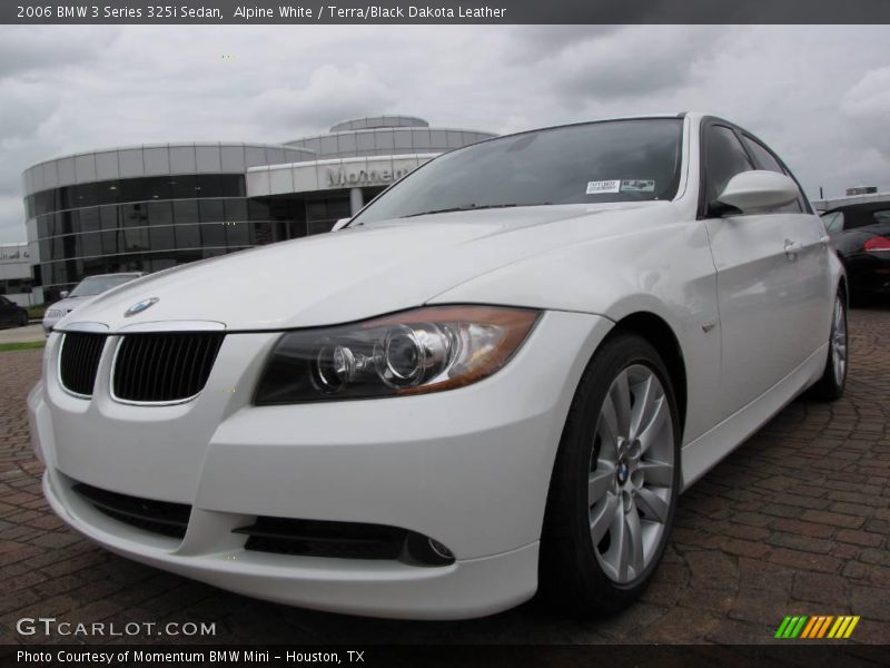 Alpine White / Terra/Black Dakota Leather 2006 BMW 3 Series 325i Sedan