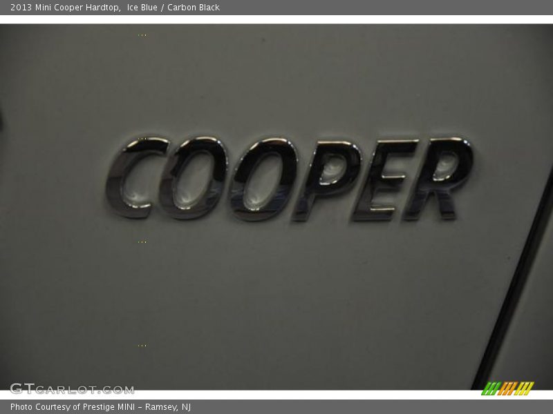 Ice Blue / Carbon Black 2013 Mini Cooper Hardtop