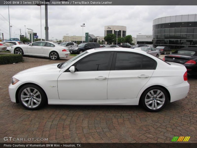 Alpine White / Terra/Black Dakota Leather 2006 BMW 3 Series 325i Sedan