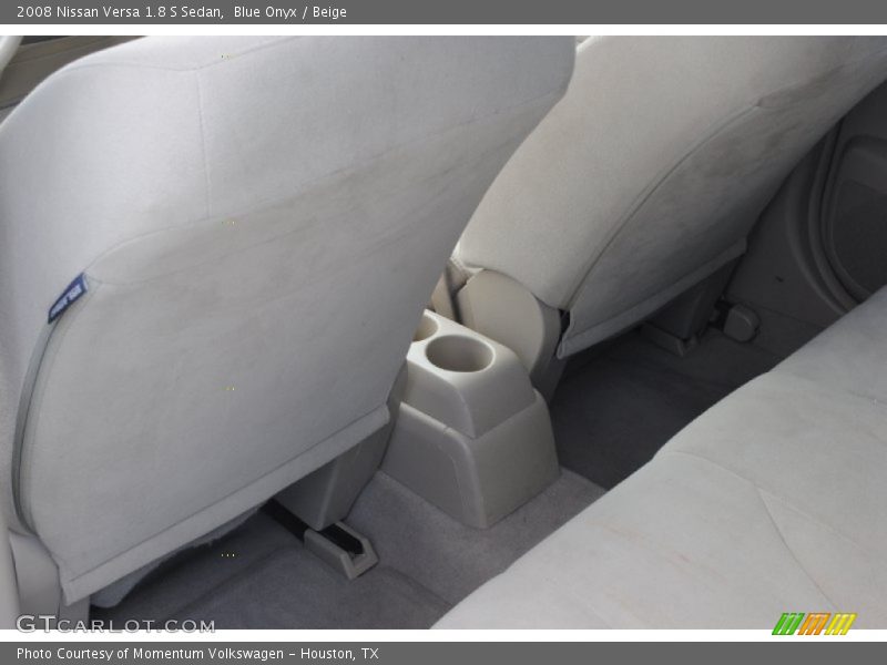 Blue Onyx / Beige 2008 Nissan Versa 1.8 S Sedan