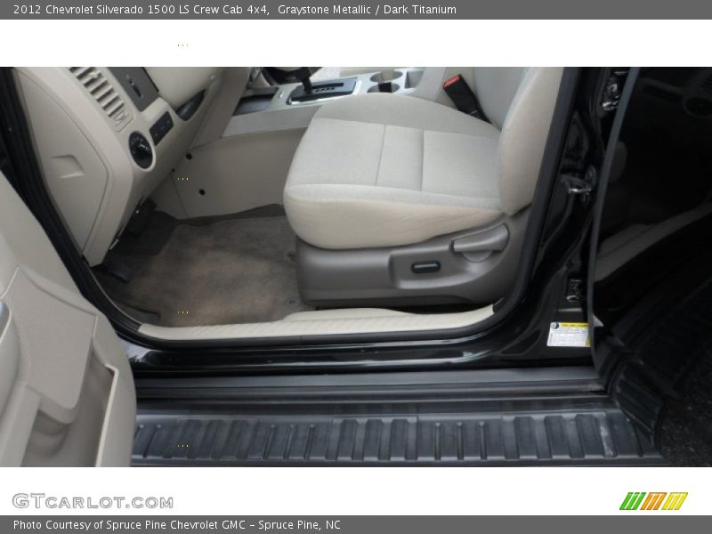 Graystone Metallic / Dark Titanium 2012 Chevrolet Silverado 1500 LS Crew Cab 4x4