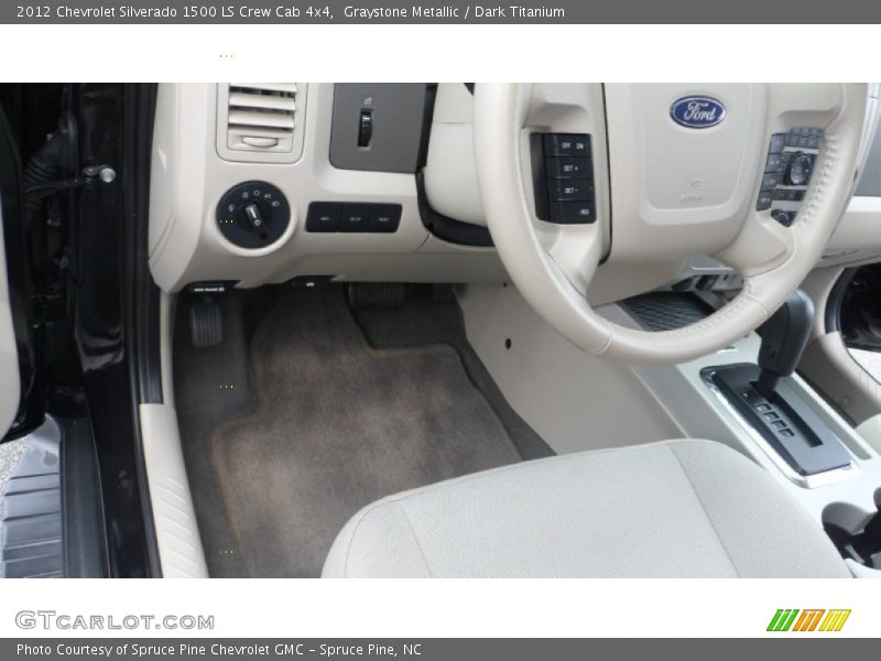 Graystone Metallic / Dark Titanium 2012 Chevrolet Silverado 1500 LS Crew Cab 4x4
