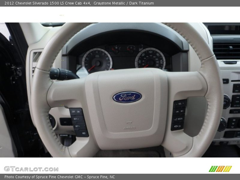 Graystone Metallic / Dark Titanium 2012 Chevrolet Silverado 1500 LS Crew Cab 4x4