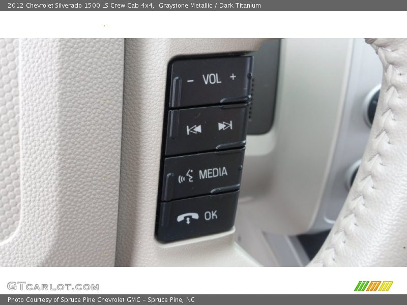 Graystone Metallic / Dark Titanium 2012 Chevrolet Silverado 1500 LS Crew Cab 4x4