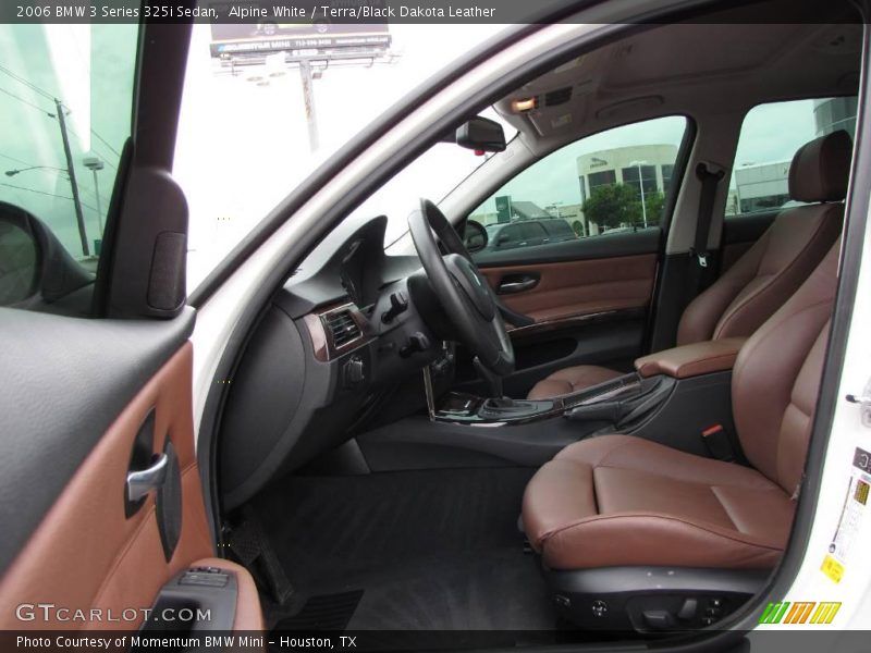 Alpine White / Terra/Black Dakota Leather 2006 BMW 3 Series 325i Sedan