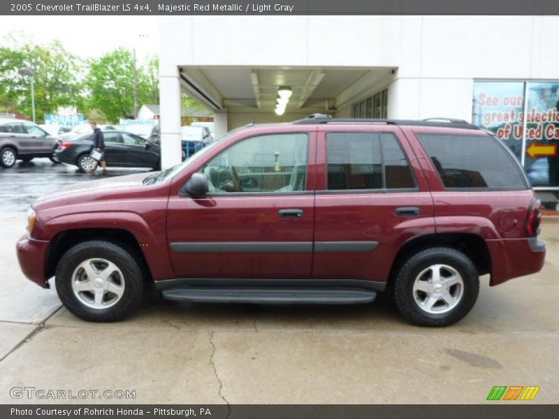 Majestic Red Metallic / Light Gray 2005 Chevrolet TrailBlazer LS 4x4