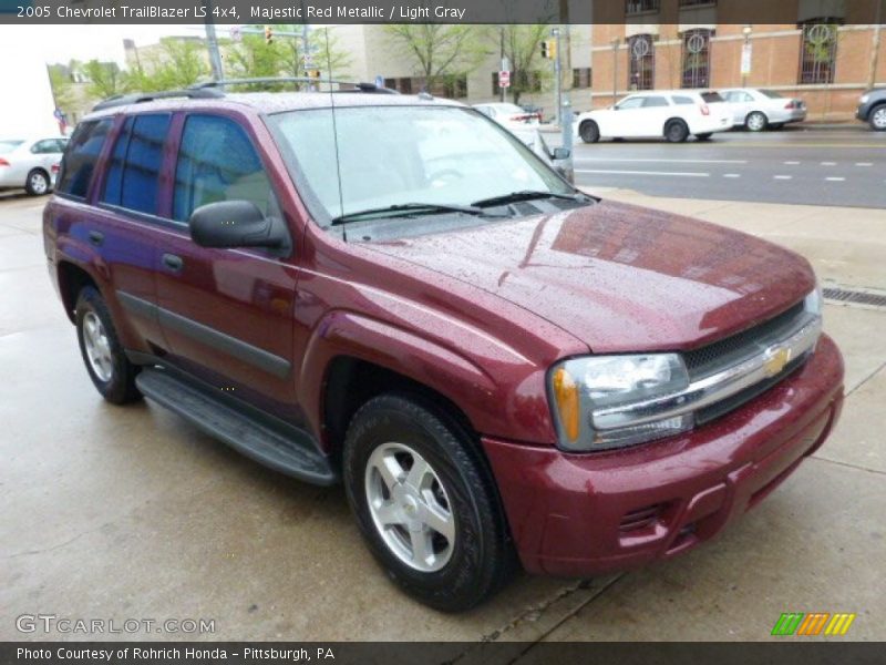 Majestic Red Metallic / Light Gray 2005 Chevrolet TrailBlazer LS 4x4