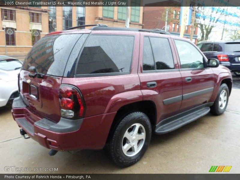 Majestic Red Metallic / Light Gray 2005 Chevrolet TrailBlazer LS 4x4