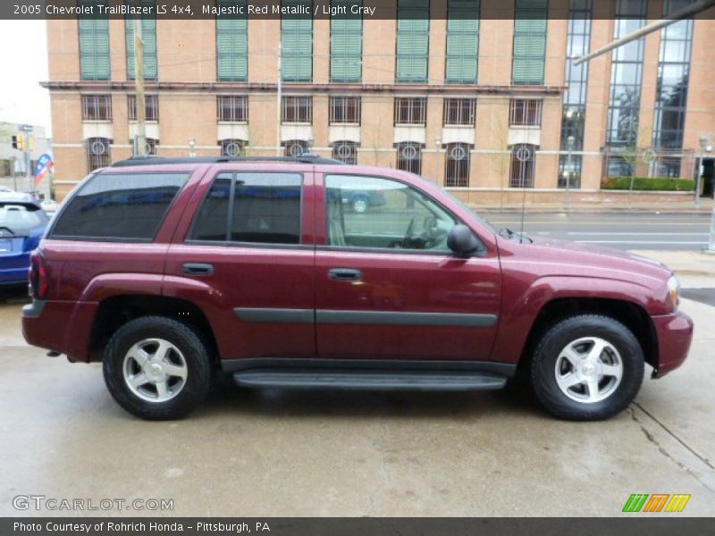 Majestic Red Metallic / Light Gray 2005 Chevrolet TrailBlazer LS 4x4