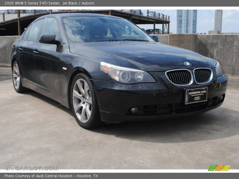 Jet Black / Auburn 2005 BMW 5 Series 545i Sedan