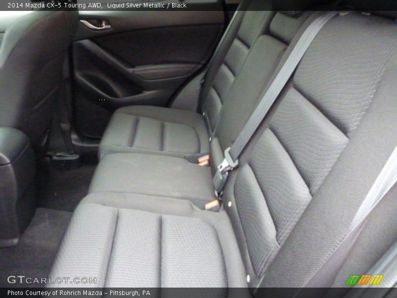Liquid Silver Metallic / Black 2014 Mazda CX-5 Touring AWD