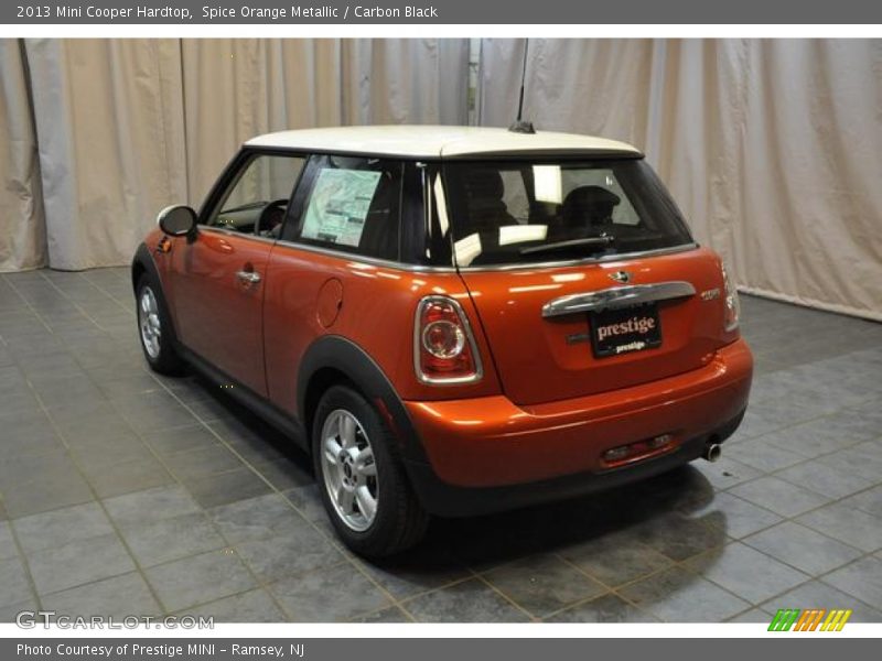 Spice Orange Metallic / Carbon Black 2013 Mini Cooper Hardtop