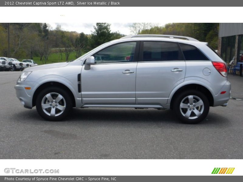 Silver Ice Metallic / Black 2012 Chevrolet Captiva Sport LTZ AWD