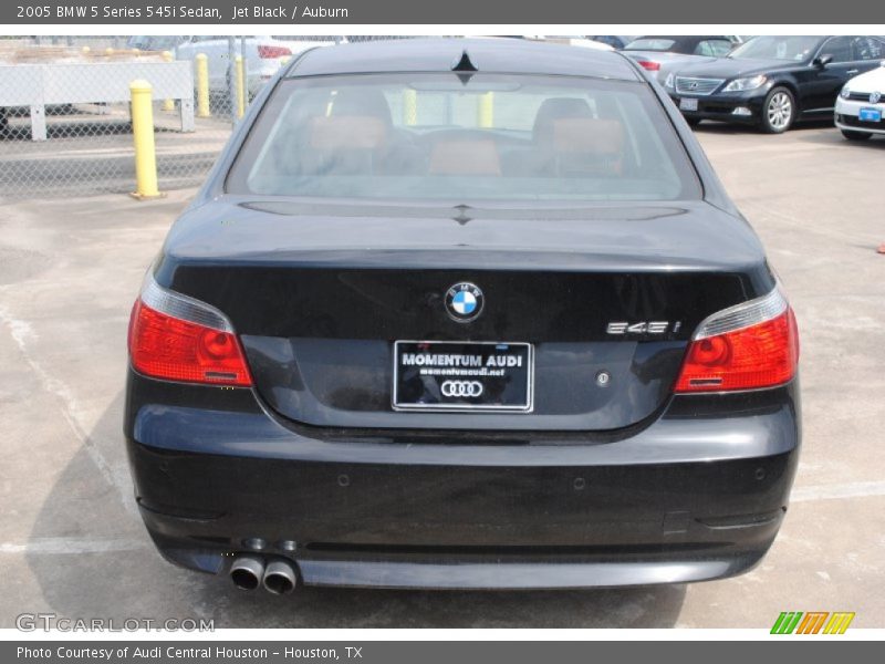 Jet Black / Auburn 2005 BMW 5 Series 545i Sedan