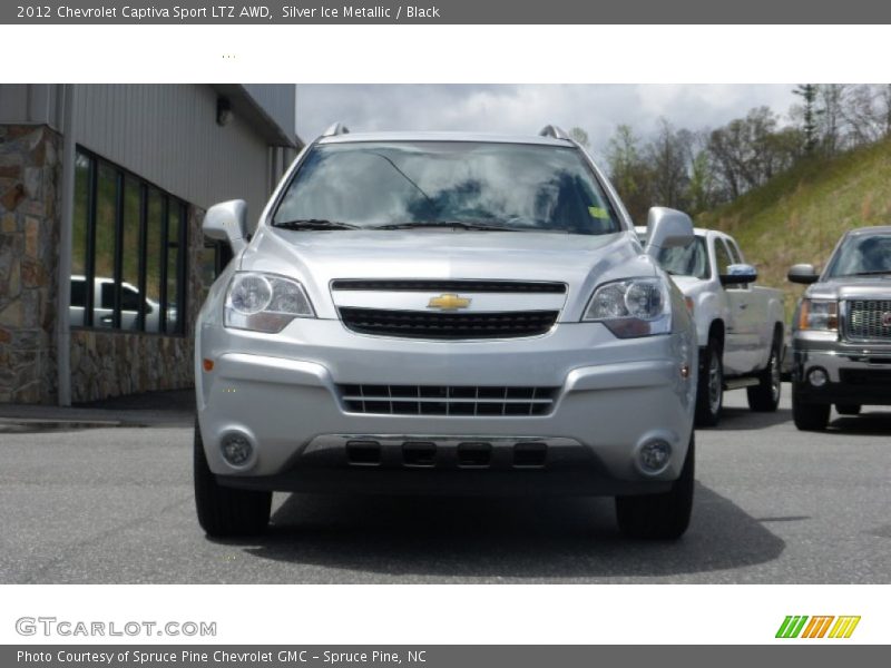 Silver Ice Metallic / Black 2012 Chevrolet Captiva Sport LTZ AWD