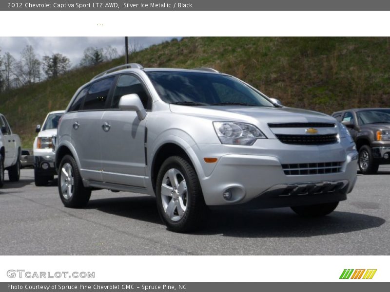 Silver Ice Metallic / Black 2012 Chevrolet Captiva Sport LTZ AWD