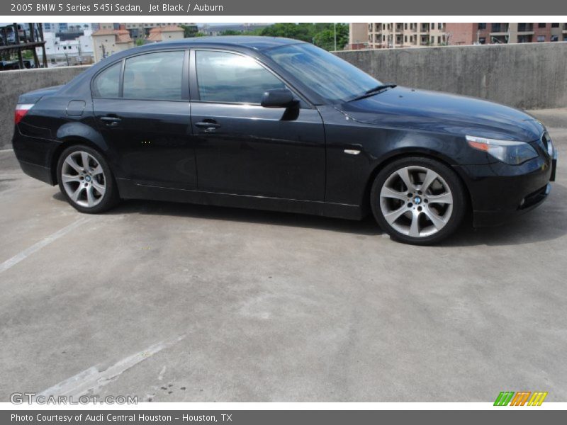Jet Black / Auburn 2005 BMW 5 Series 545i Sedan