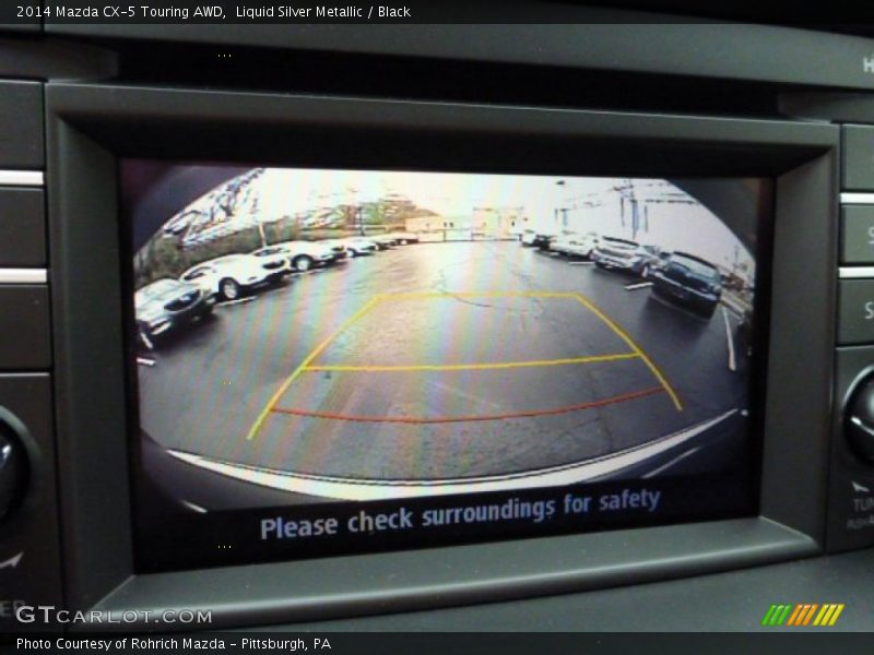 Liquid Silver Metallic / Black 2014 Mazda CX-5 Touring AWD
