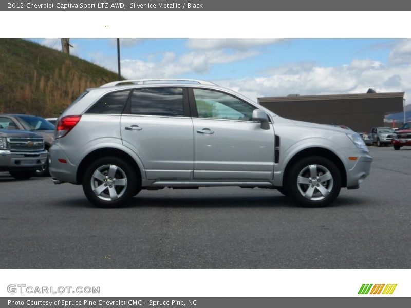 Silver Ice Metallic / Black 2012 Chevrolet Captiva Sport LTZ AWD