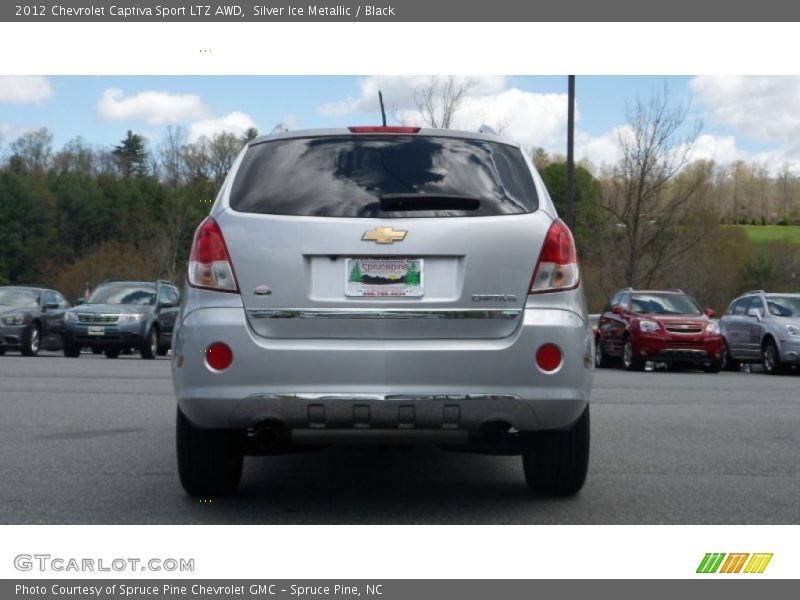Silver Ice Metallic / Black 2012 Chevrolet Captiva Sport LTZ AWD