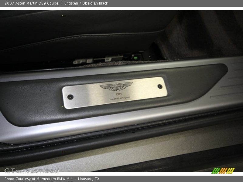 Tungsten / Obsidian Black 2007 Aston Martin DB9 Coupe