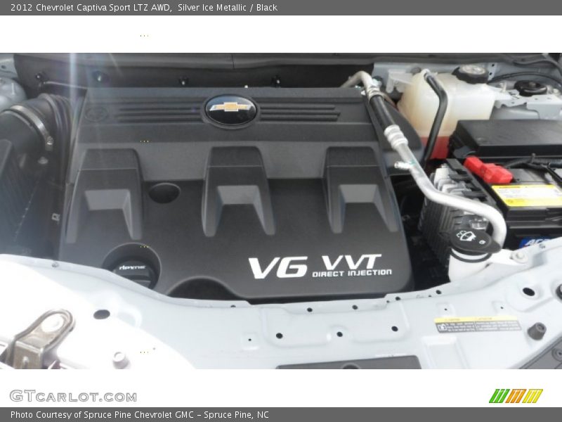 Silver Ice Metallic / Black 2012 Chevrolet Captiva Sport LTZ AWD