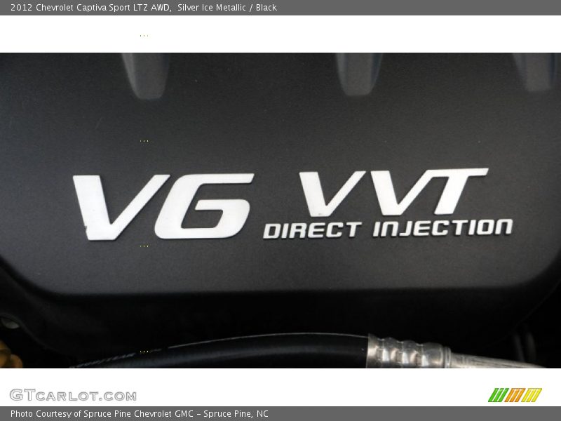 Silver Ice Metallic / Black 2012 Chevrolet Captiva Sport LTZ AWD