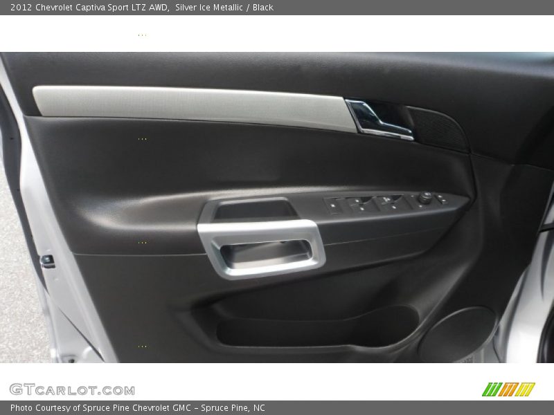 Silver Ice Metallic / Black 2012 Chevrolet Captiva Sport LTZ AWD